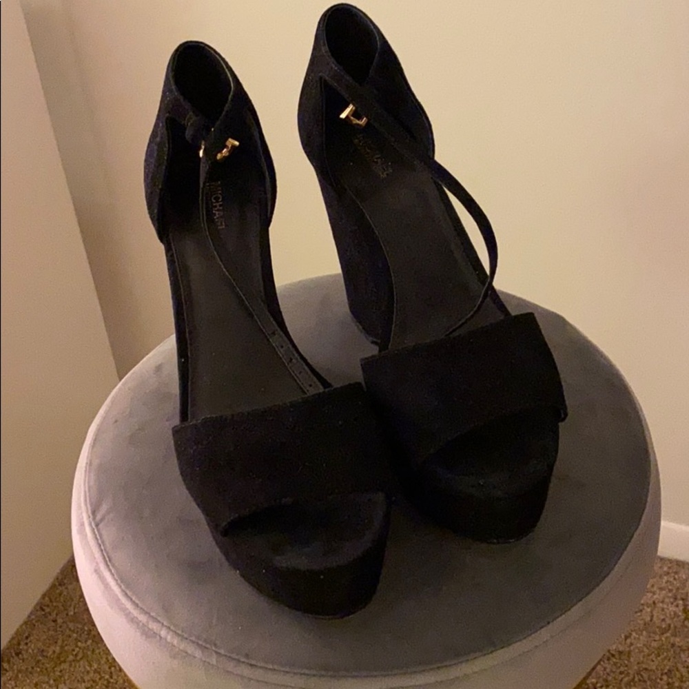 Michael Kors Claire Suede Wedge